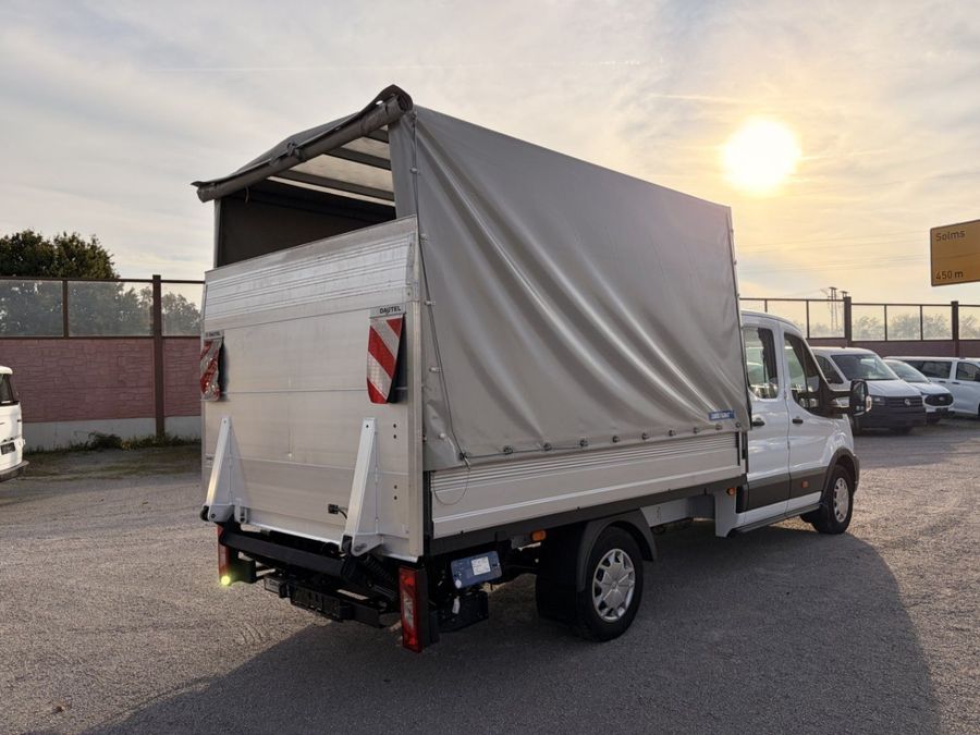 Ford Transit Doppelkabine L5 mit Ladebordwand – 6 Sitze – ab 206,55 €/Monat