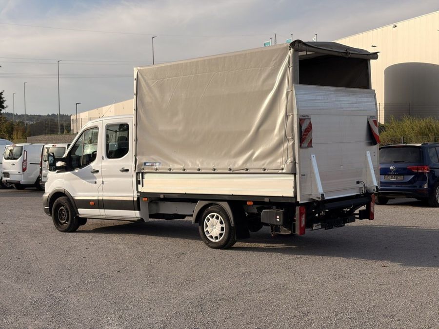 Ford Transit Doppelkabine L5 mit Ladebordwand – 6 Sitze – ab 206,55 €/Monat