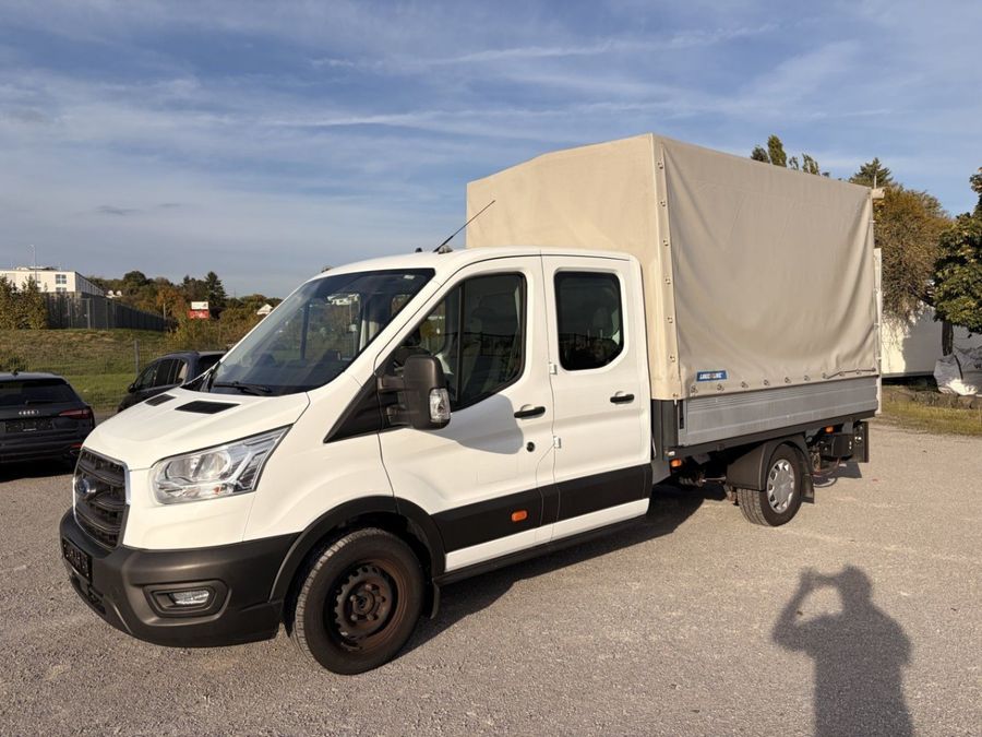 Ford Transit Doppelkabine L5 mit Ladebordwand – 6 Sitze – ab 206,55 €/Monat