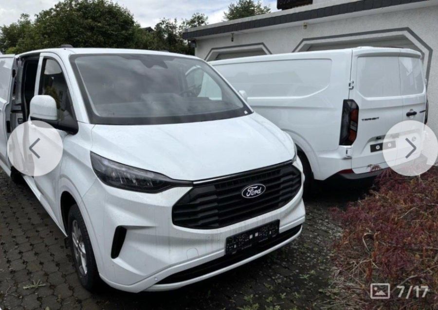 Ford Transit Custom L1H1 4x4 Automatik – Allrad, AHK 2,8 t – ab 253 €/Monat