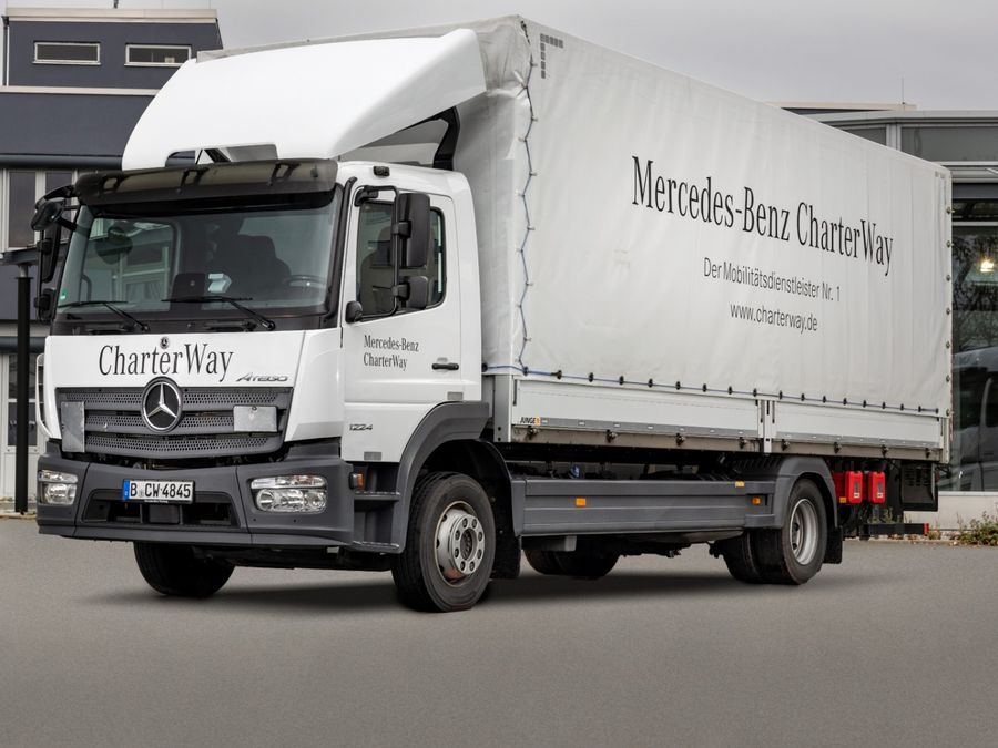 Mercedes Benz Atego 1224L  Pritsche/Plane/LBW