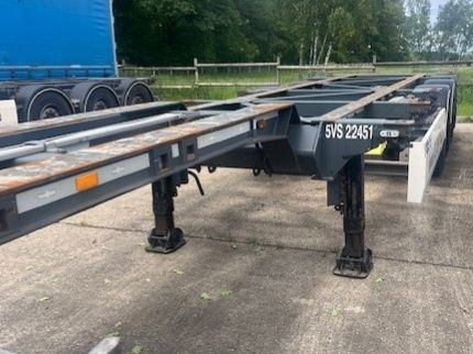 Van Hool 45 Fuß Miltiwechsler Containerchassis (Miete mit Kaufoption)