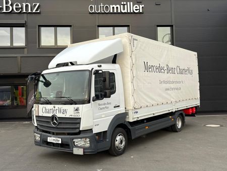 Atego 818 L 4X2 Pritsche/Plane/Spiegel mit LBW
