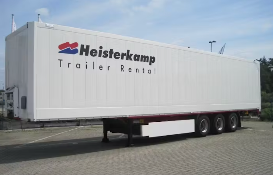 Kofferauflieger für Textiltransporte